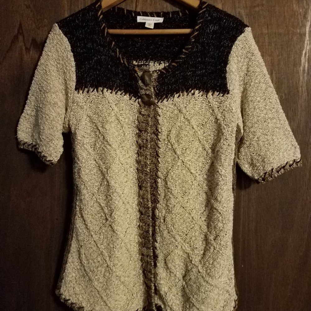Coldwater Creek Knit Cardigan Sweater Medium